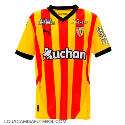 Camisa de Futebol RC Lens Equipamento Principal 2024-25 Manga Curta